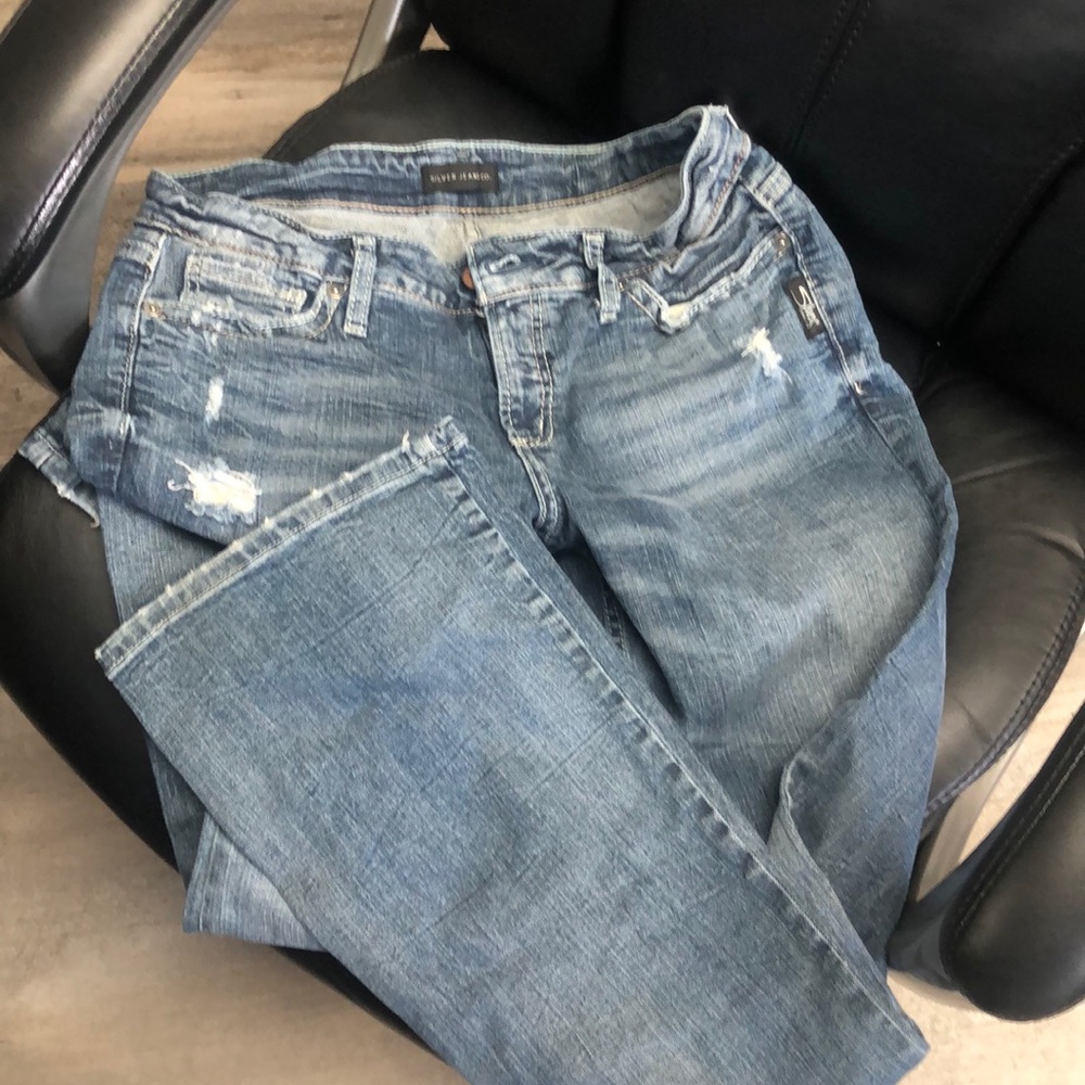 Silver jeans